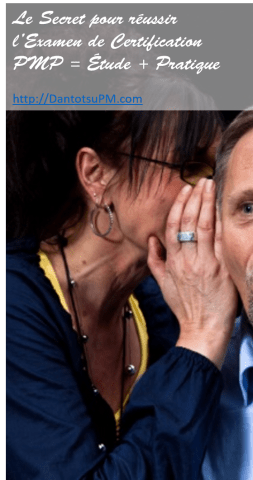 secret réussite PMP