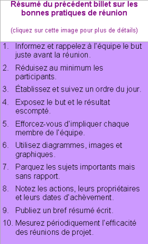 perso - billet réunions