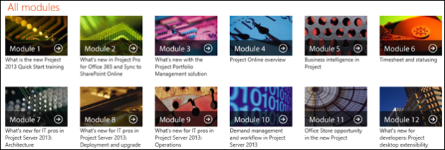 Formations MS Project