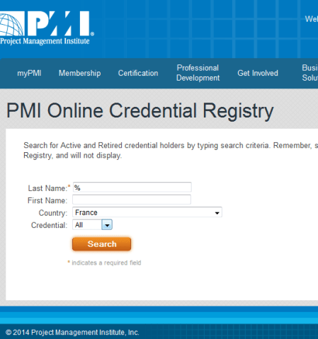 pmi registry