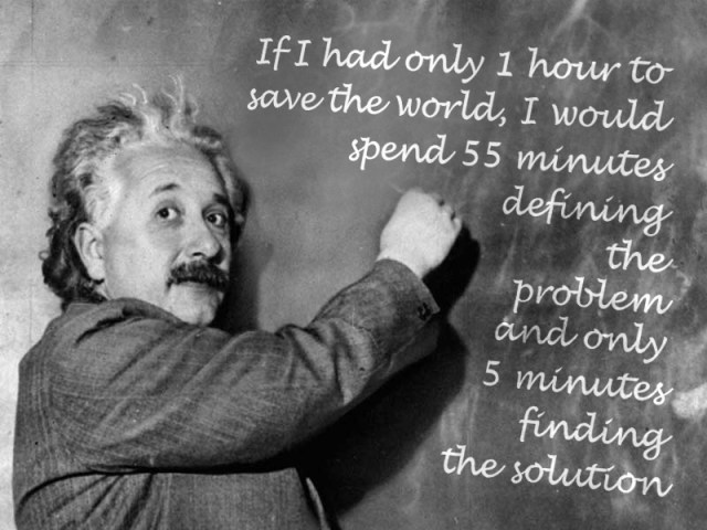 einstein problem solving