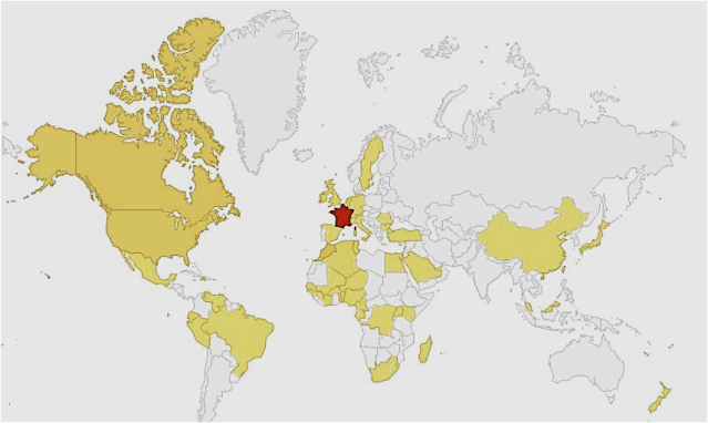 Les visites sur le site DantotsuPM le 23 Novembre 2015