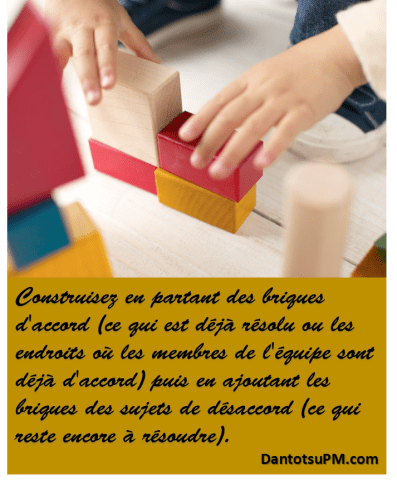 construire sur les briques d'accord
