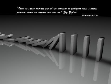 Vous ne savez jamais quand un moment et quelques mots sincères peuvent avoir un impact sur une vie Zig Ziglar